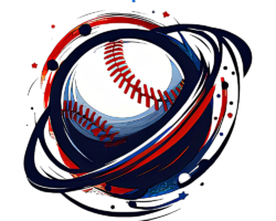 Planet Spaceball - Painterly Illustration, Surrealist/Cosmic, Baseball AI Art Image