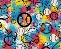 Graffiti Play Ball - Pop Art / Graffiti Fusion, Surface Baseball Pattern, Mixed Media Collage Baseball AI Art Graffiti Play Ball - Pop Art / Graffiti Fusion, Surface Baseball Pattern, Mixed Media Collage Baseball AI Art