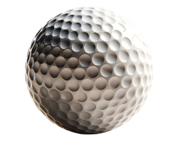 336 Dimples - Hyper-Realistic 3D Golf Ball, Macro Aesthetics Image, Digital Golf AI Art