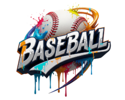 3D Graffiti Strike - 3D Baseball Image, Motion Graphics Art, Digital Baseball AI Art
