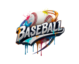 3D Graffiti Strike - 3D Baseball Image, Motion Graphics Art, Digital Baseball AI Art