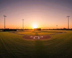 Calm Before the Pitch - Hyper-Realistic Baseball Photography, Realism Art, Digital Baseball AI Art
