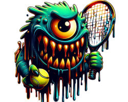 Toxic Server - Graffiti / Street Tennis Image, Vector-Style Digital Illustration Art, Digital Tennis AI Art Toxic Server - Graffiti / Street Tennis Image, Vector-Style Digital Illustration Art, Digital Tennis AI Art