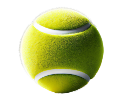 Simple Tennis Ball - Macro Realism with Exaggeration AI Image, Macro Realism Art, Digital Tennis AI Art