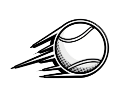 Basic Velocity - 2D Digital AI Image, Comic Book / Minimalism Pop Art, Digital Tennis AI Art