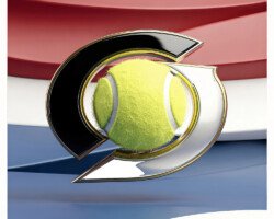 Modern Tennis Logo - Esports & Modern Branding Image, 3D Sports Logo, Digital Tennis AI Art